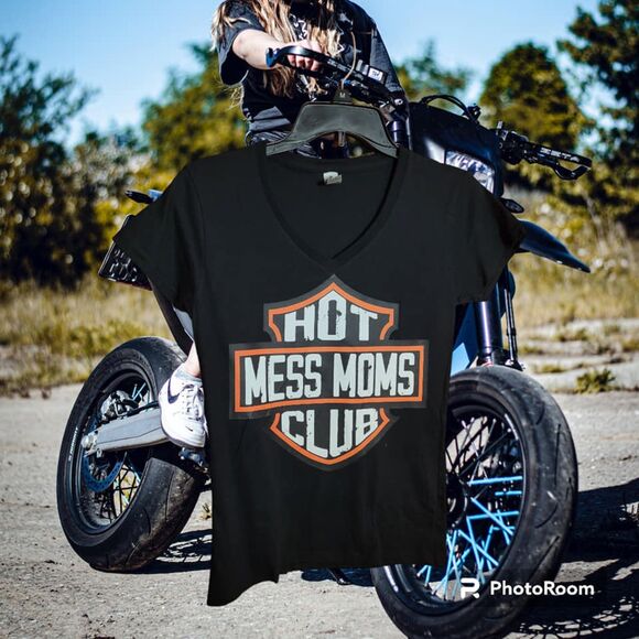 Hot Mess Moms Club‎ Custom Black Size S Women's - Picture 1 of 2